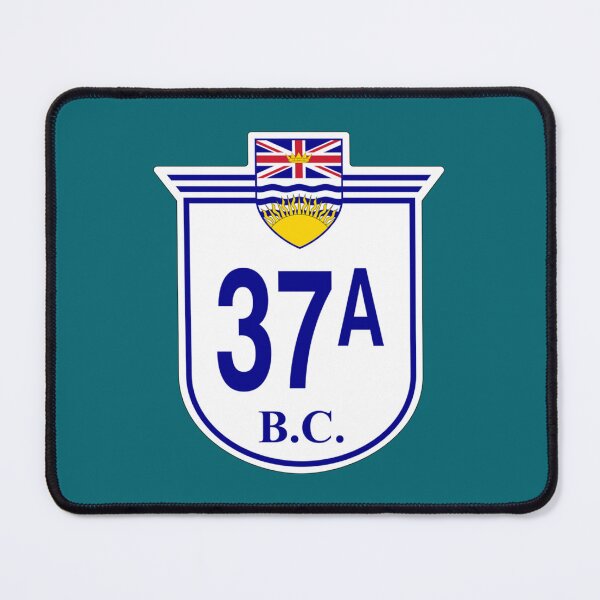 Item preview, BC Hwy 37A Stewart Highway, Glacier Highway Highway Shield Sign designed and sold by eranesbeataraun.