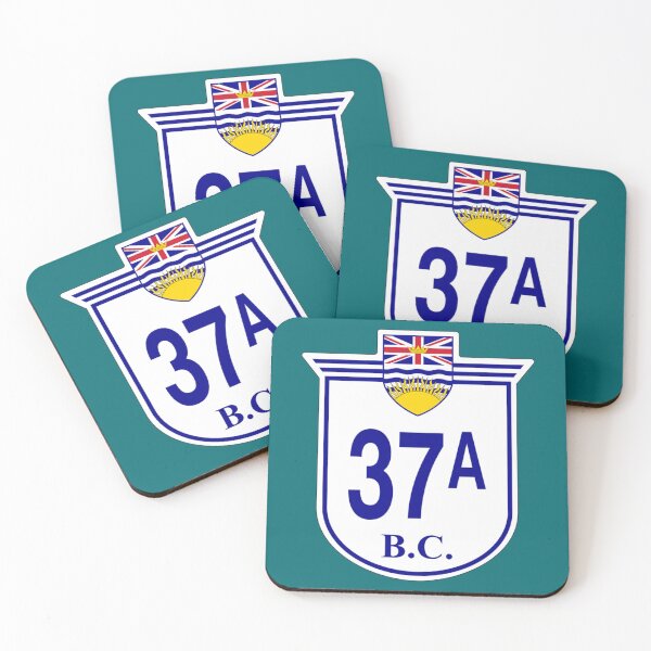 Item preview, BC Hwy 37A Stewart Highway, Glacier Highway  Highway Shield Sign   designed and sold by eranesbeataraun.