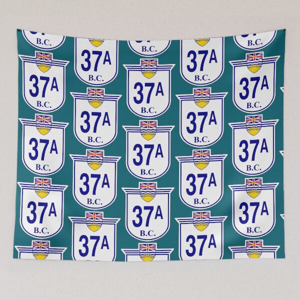 Item preview, BC Hwy 37A Stewart Highway, Glacier Highway  Highway Shield Sign   designed and sold by eranesbeataraun.