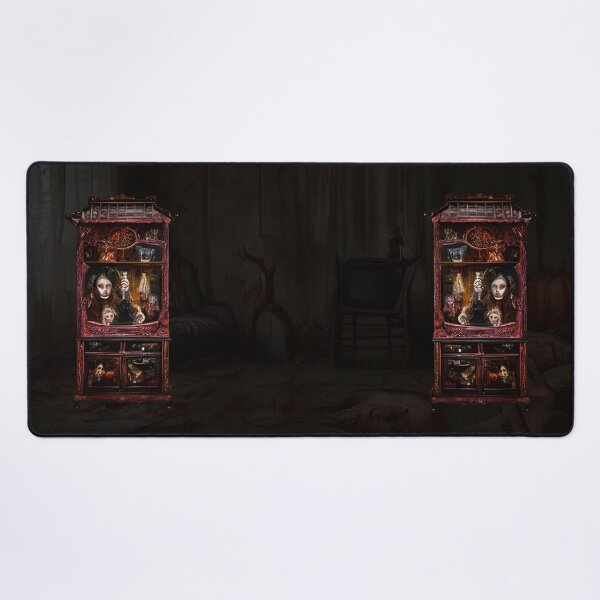 Item preview, Cabinet of Curiosities | Creepy Carnival | Creepy Goth Girl | Goth Family | Horror Stuff | TM11 designed and sold by Haunted-Attic.