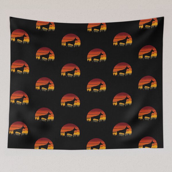 Item preview, Country Yellowstone Sky Doberman Pinscher Dog Gift  designed and sold by Guarddogdrive.