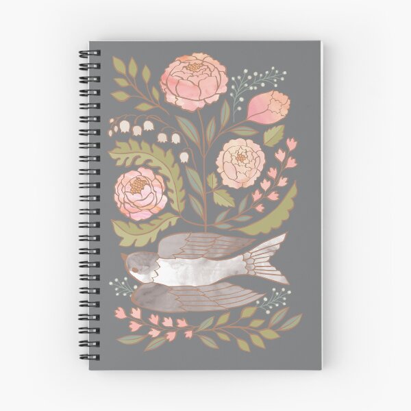 Item preview, Peony Garden Dove Grey designed and sold by Cecilia Mok.
