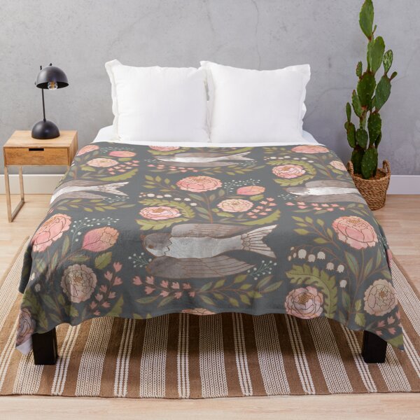 Item preview, Peony Garden Dove Grey designed and sold by Cecilia Mok.