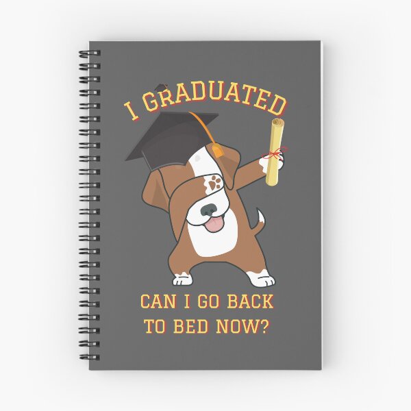 Item preview, I graduated, can I go back to bed now? Cute and funny graduated dabbing dog. designed and sold by WhaleSharkShop.
