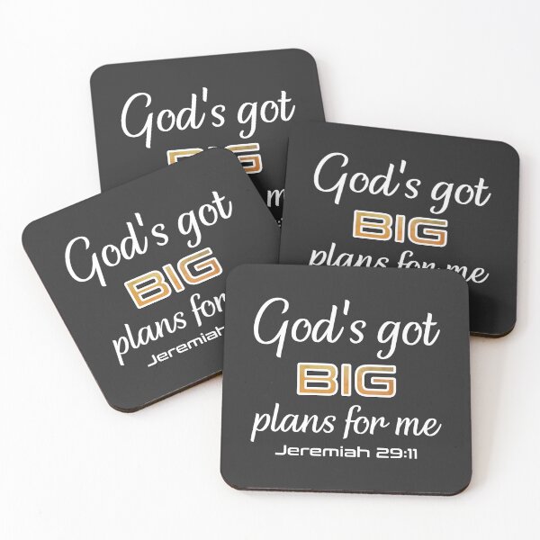 Item preview, Christian Design - God's Got Big Plans for Me - Bible Verse, Jeremiah 29:11 designed and sold by simplydesignart.