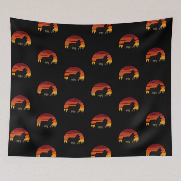 Item preview, Country Yellowstone Sky Rough Collie Dog Gift  designed and sold by Guarddogdrive.