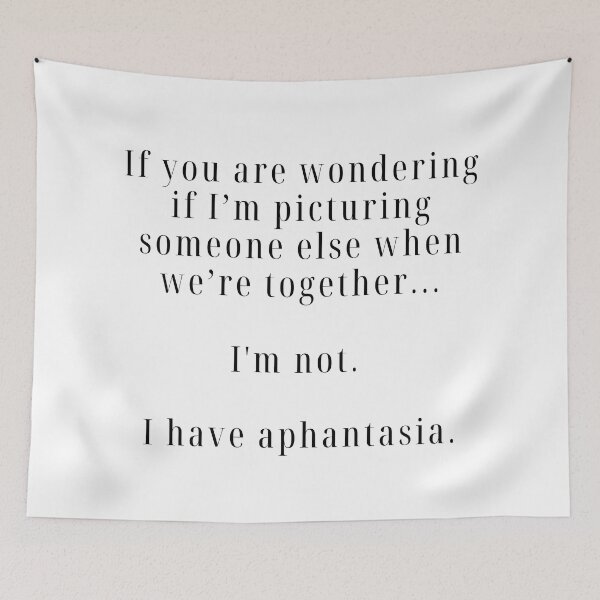 Item preview, I Have Aphantasia. designed and sold by rofocreative.
