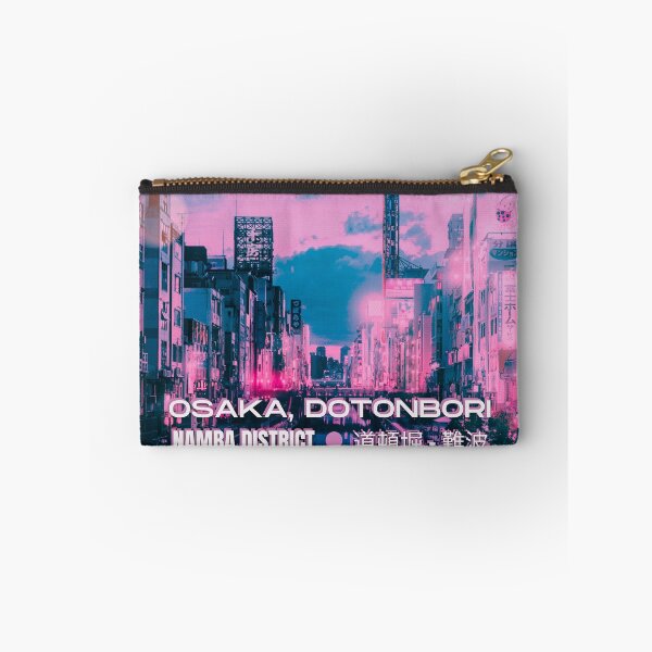 Item preview, Osaka Dotonbori Ebisu Bridge Canal Vapor Lofi City Neon Nightscape - Namba District - Bokeh Light Leaks Artwork - Anime Aesthetic (Version 2) designed and sold by Cawaiico.