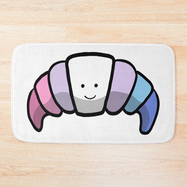 Item preview, Happy Bigender Pride Croissant designed and sold by CJ Vanderbeek.