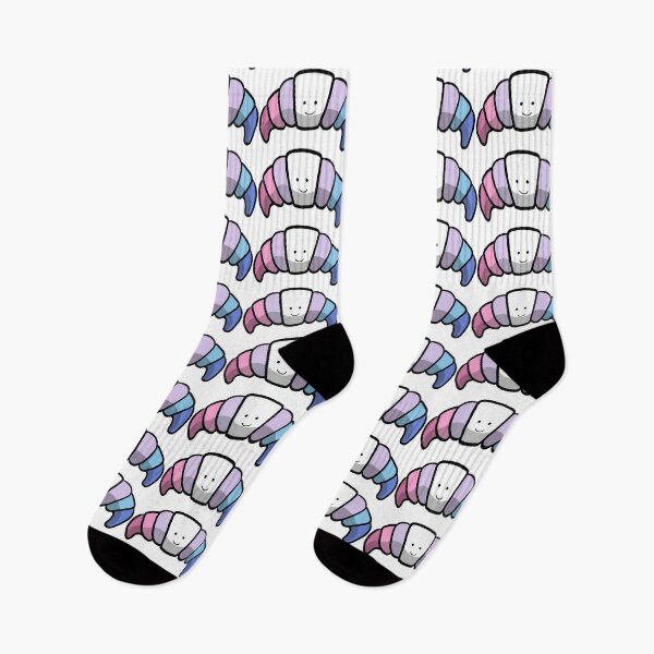 Item preview, Happy Bigender Pride Croissant designed and sold by CJ Vanderbeek.