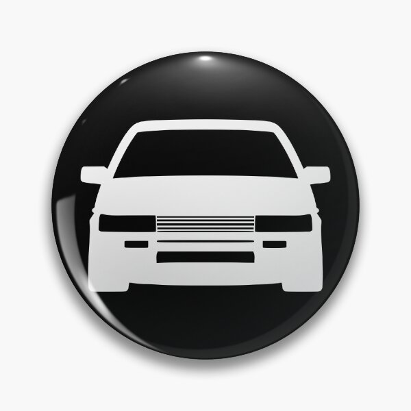 Item preview, Toyota Corolla AE86 white silhouette designed and sold by EdimDesign.