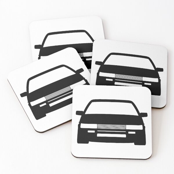 Item preview, Toyota Corolla AE86 black silhouette designed and sold by EdimDesign.