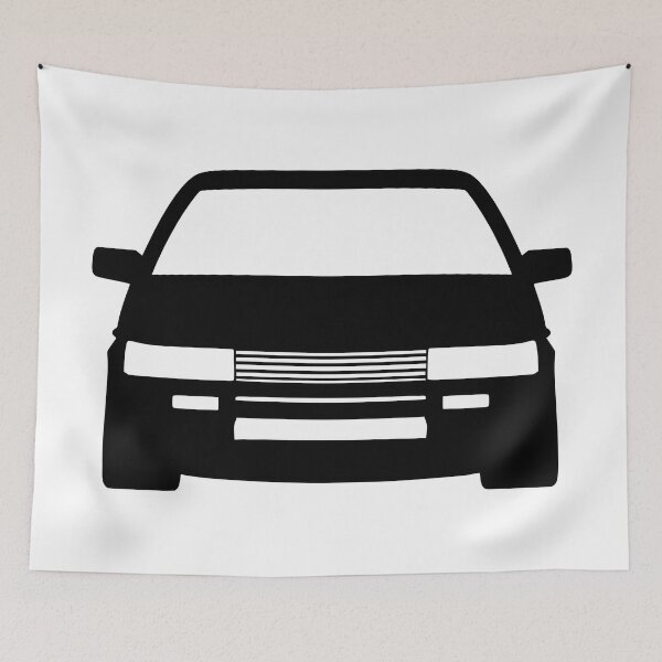 Item preview, Toyota Corolla AE86 black silhouette designed and sold by EdimDesign.