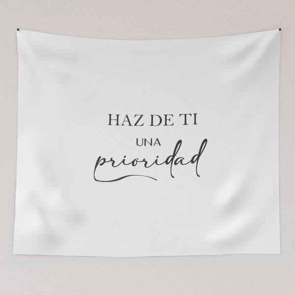 Item preview, Haz de ti una prioridad, cita en español designed and sold by Aryam Quotes.