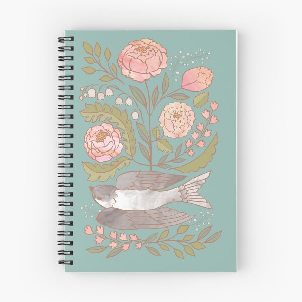 Item preview, Peony Garden Dove Robins Egg Blue designed and sold by Cecilia Mok.