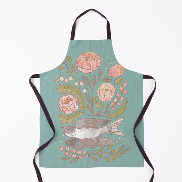Item preview, Peony Garden Dove Robins Egg Blue designed and sold by Cecilia Mok.