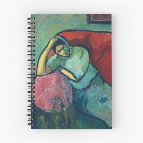 Item preview, Woman Resting by Alexej von Jawlensky - Vintage Art designed and sold by RickE.