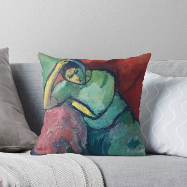 Item preview, Woman Resting by Alexej von Jawlensky - Vintage Art designed and sold by RickE.
