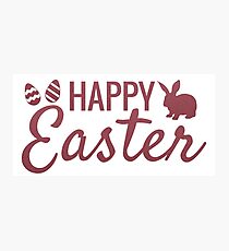 Happy Easter Photographic Print