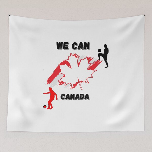 Item preview, Flag Canada 1 Seller - We Can Canada Soccer - White   designed and sold by PLANETTEES1.