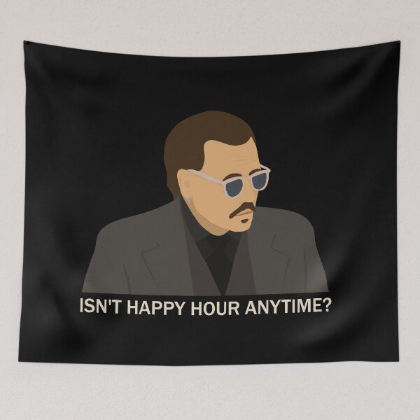 Item preview, Isn't Happy Hour Anytime? - Johnny Depp designed and sold by ValentinaHramov.