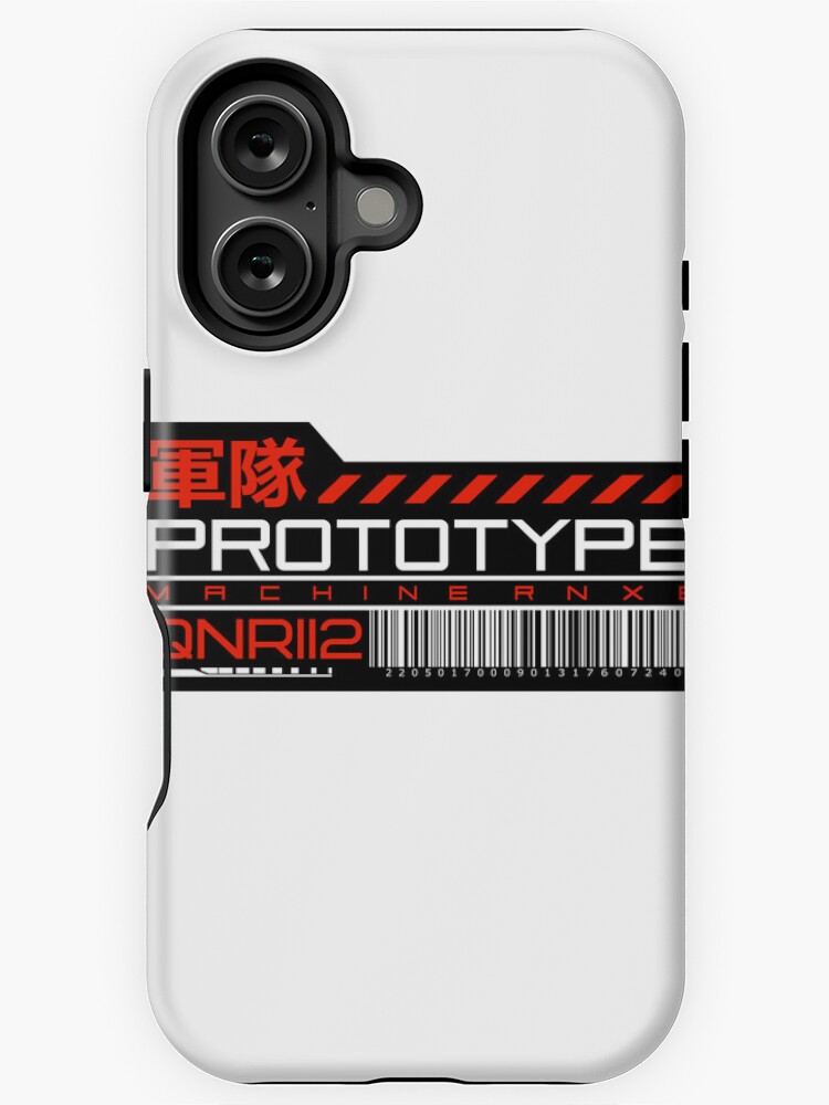 Thumbnail 1 von 4, iPhone-Hülle, Prototype military sci-fi decal orange designt und verkauft von Dr-Evil.