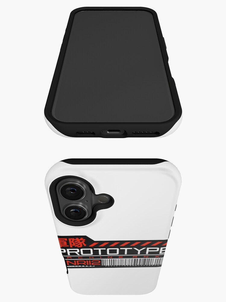 Thumbnail 3 von 4, iPhone-Hülle, Prototype military sci-fi decal orange designt und verkauft von Dr-Evil.