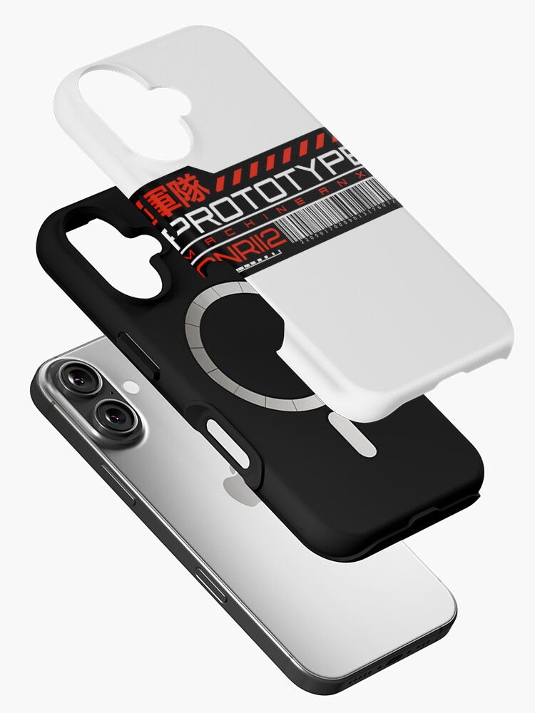 Thumbnail 2 von 4, iPhone-Hülle, Prototype military sci-fi decal orange designt und verkauft von Dr-Evil.