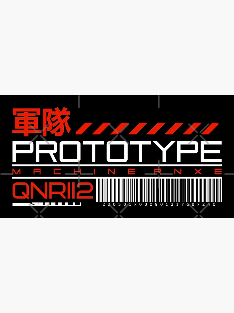 Thumbnail 5 von 5, Mauspad, Prototype military sci-fi decal orange designt und verkauft von Dr-Evil.