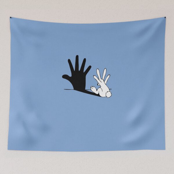 Item preview, Rabbit Hand Shadow Essential T-Shirt designed and sold by DanielaKebrich.