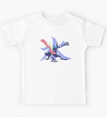 Greninja with Water Kanji Kids Tee
