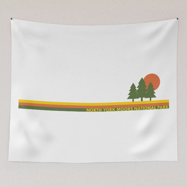 Item preview, North York Moors National Park Pine Trees Sun designed and sold by Esskay Designs.