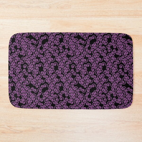 Artikelvorschau, Dotted Spirals Magenta on Black Repeat 5748 entworfen und verkauft von Art in My Loft.