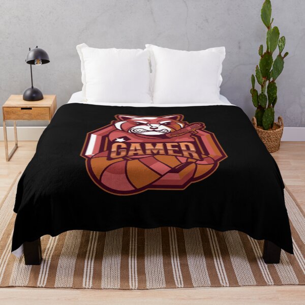 Item preview, Gamer with Angry Panda holding Gun designed and sold by PRIVARSHU.