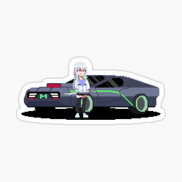 Cyberpunk Miru Sticker