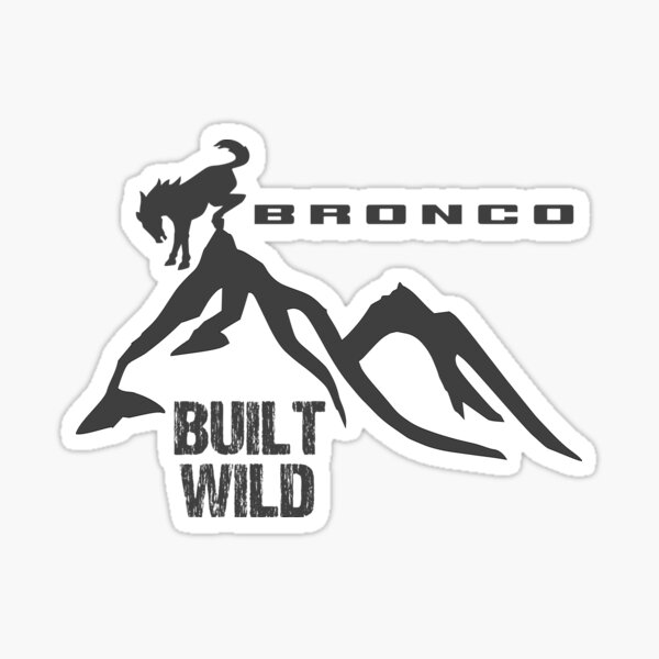 Bronco - Built Wild Hoodie Black / X-Large