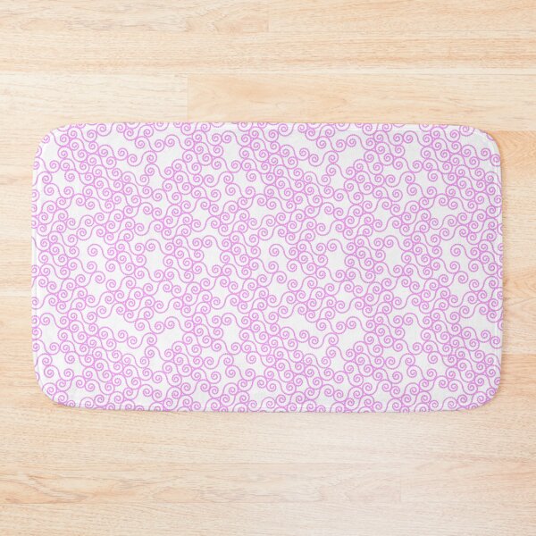 Artikelvorschau, Dotted Spirals Pink on White Repeat 5748 entworfen und verkauft von Art in My Loft.