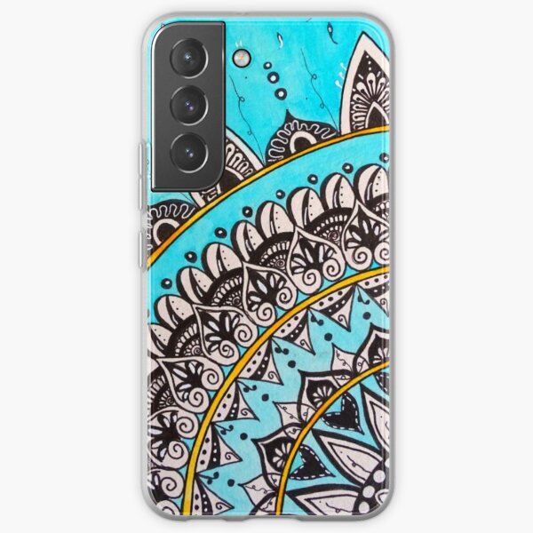 Mandala Turquoise Samsung Galaxy Soft Case