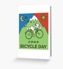 Bicycle Day T-shirt - 1943 Vintage (Albert Hofmann LSD) Greeting Card