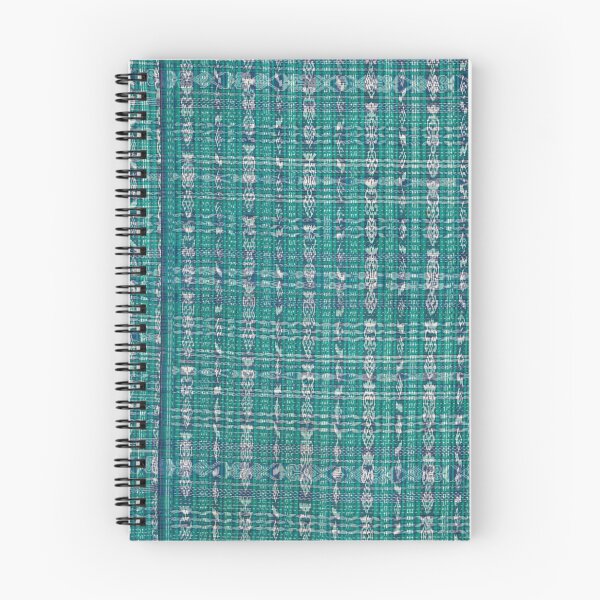 Item preview, Vintage Guatemalan Textile Pattern in Blue designed and sold by Vintage Wall Art.