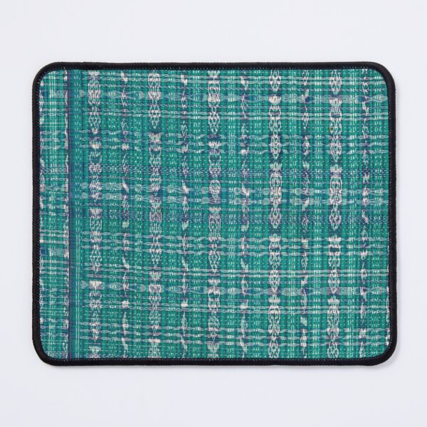 Item preview, Vintage Guatemalan Textile Pattern in Blue designed and sold by Vintage Wall Art.