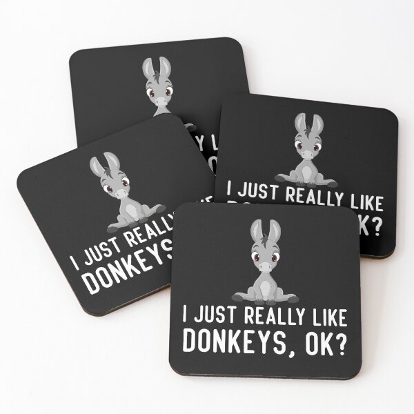Item preview, I Just Really Like Donkeys Ok, Funny Donkey designed and sold by AEOPIN.