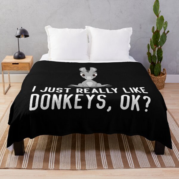 Item preview, I Just Really Like Donkeys Ok, Funny Donkey designed and sold by AEOPIN.
