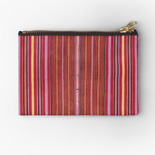 Aperçu de l'œuvre Textile rayé coloré guatémaltèque vintage créée et vendue par Vintage Wall Art.