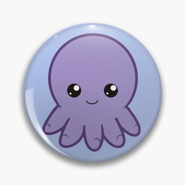 Artikelvorschau, Chibi Oktopus - Lila entworfen und verkauft von Anna Penn.