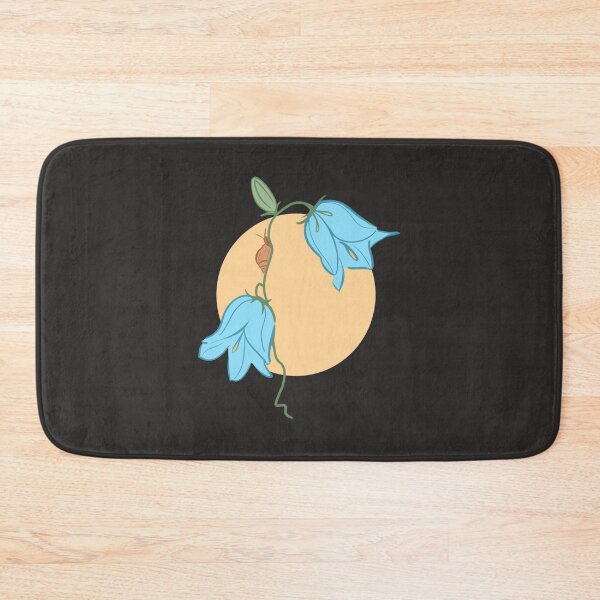 Item preview, Snail And The Blue Bell Flowers Sticker designed and sold by MandyBraun.