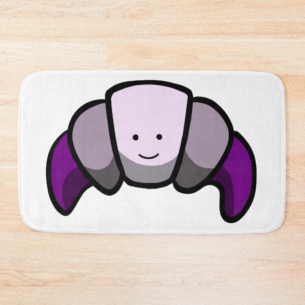 Item preview, Happy Graysexual Pride Croissant designed and sold by CJ Vanderbeek.