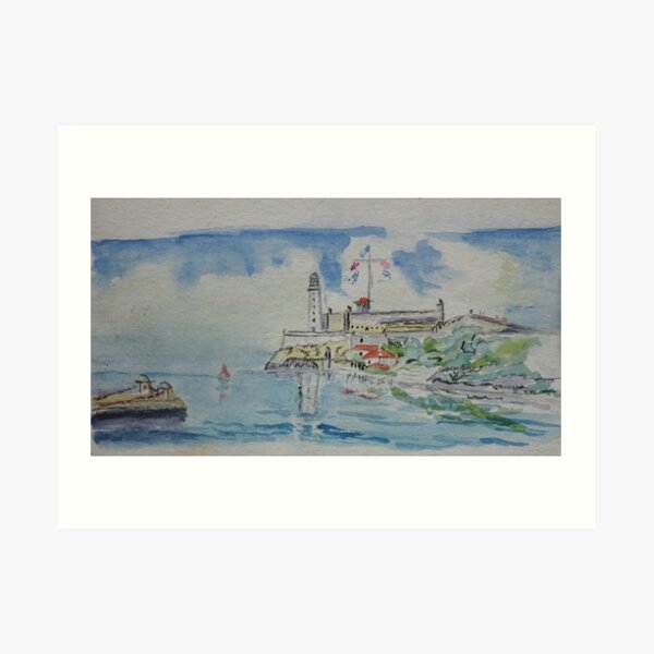 Old Harbour Havana, Cuba Art Print
