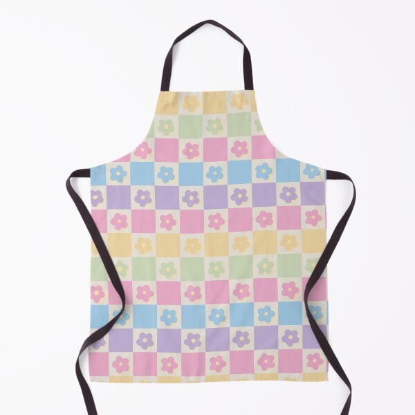 Item preview, Colorful Pastel Flower Power Checkerboard designed and sold by enricadenicola.