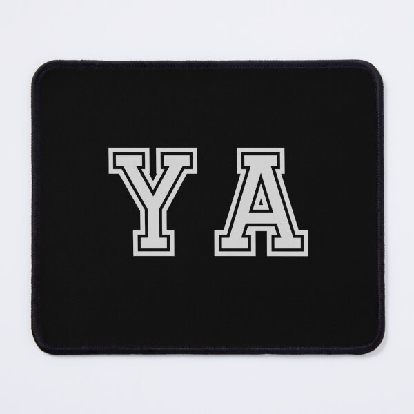 Item preview, Y.A. Varsity Initials | Varsity Letters | Black And White | Personalised Gift designed and sold by Avo And Sriracha.